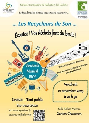 Spectacle musical Recycleur de Son-Affiche